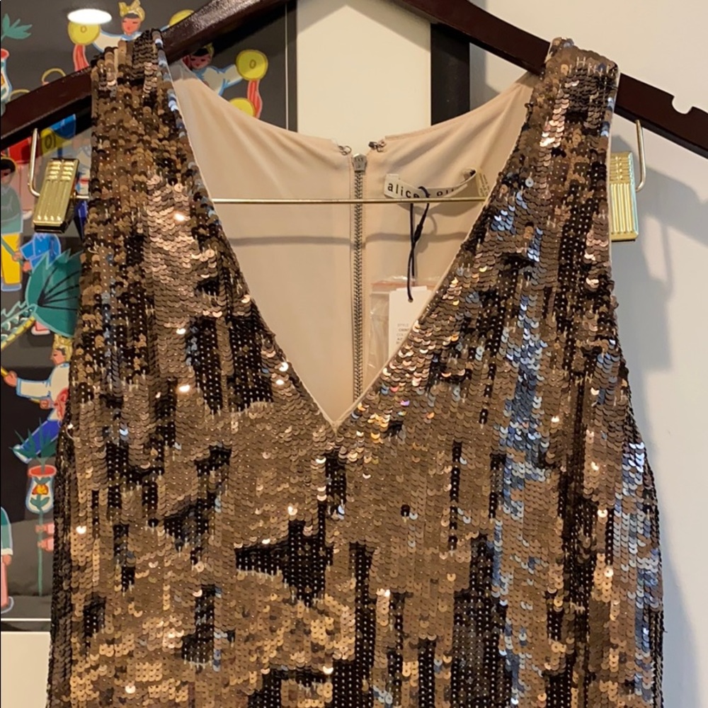 Alice + Olivia Sequined Dress - Picture 2 of 7
